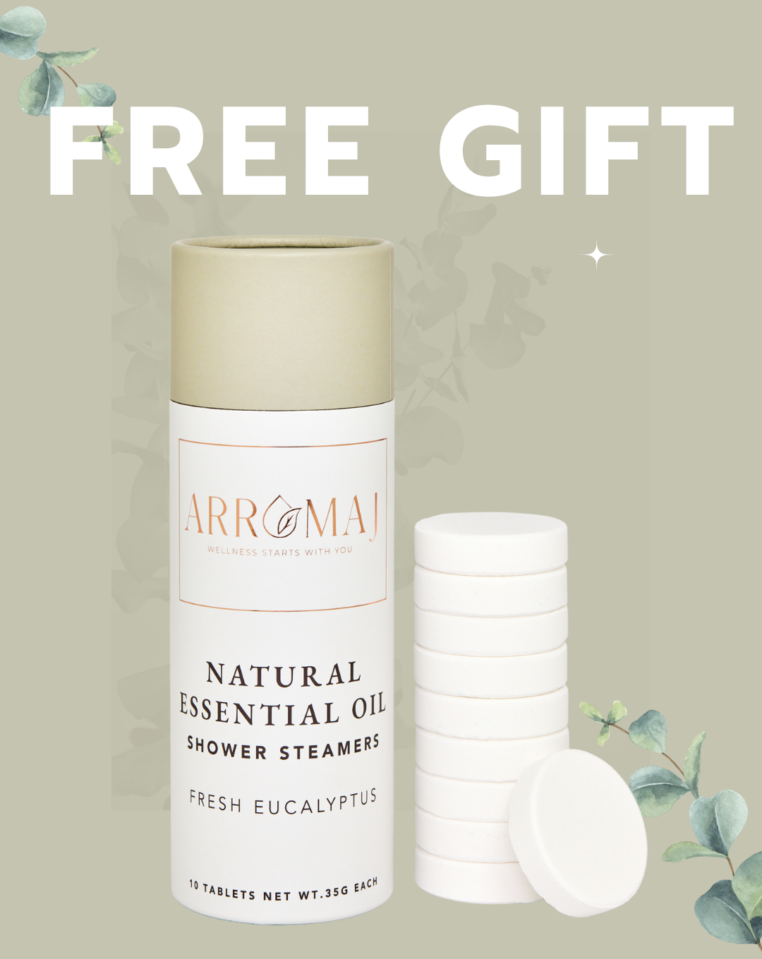 Free Eucalyptus Shower Steamer Gift