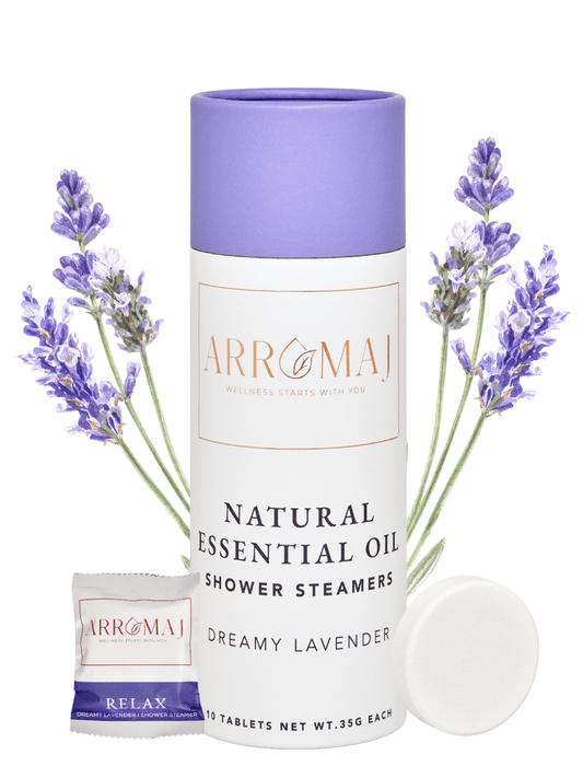 Lavender Essential Oil Shower Steamer — 10 Piece Canister