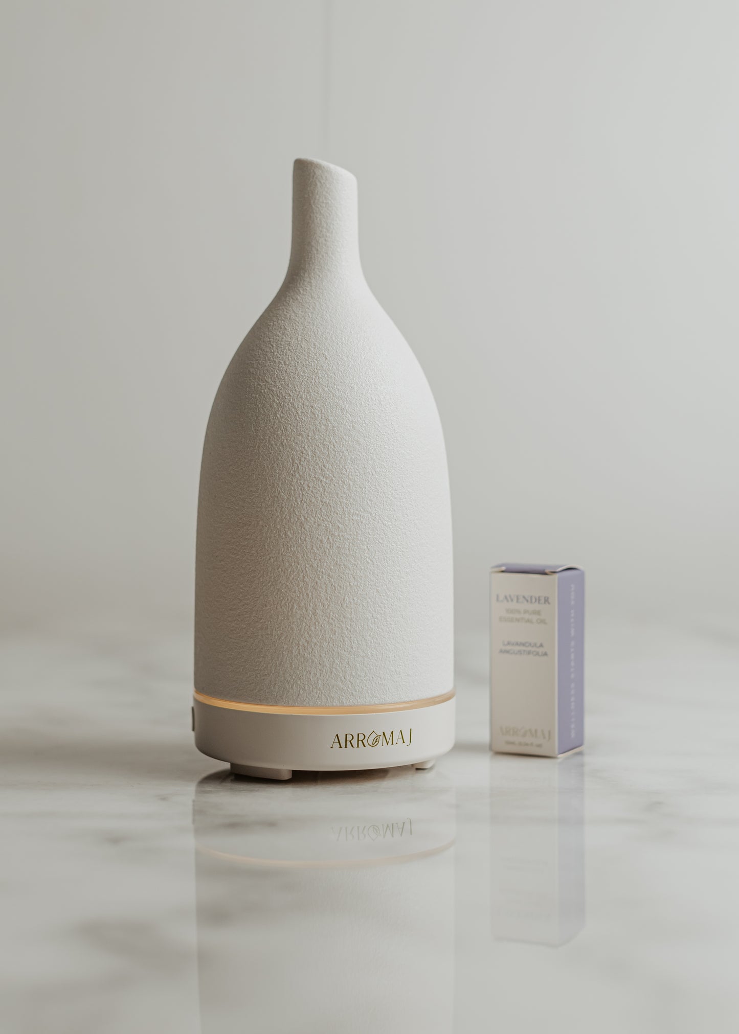 White Ceramic Essential Oil Ultrasonic Diffuser